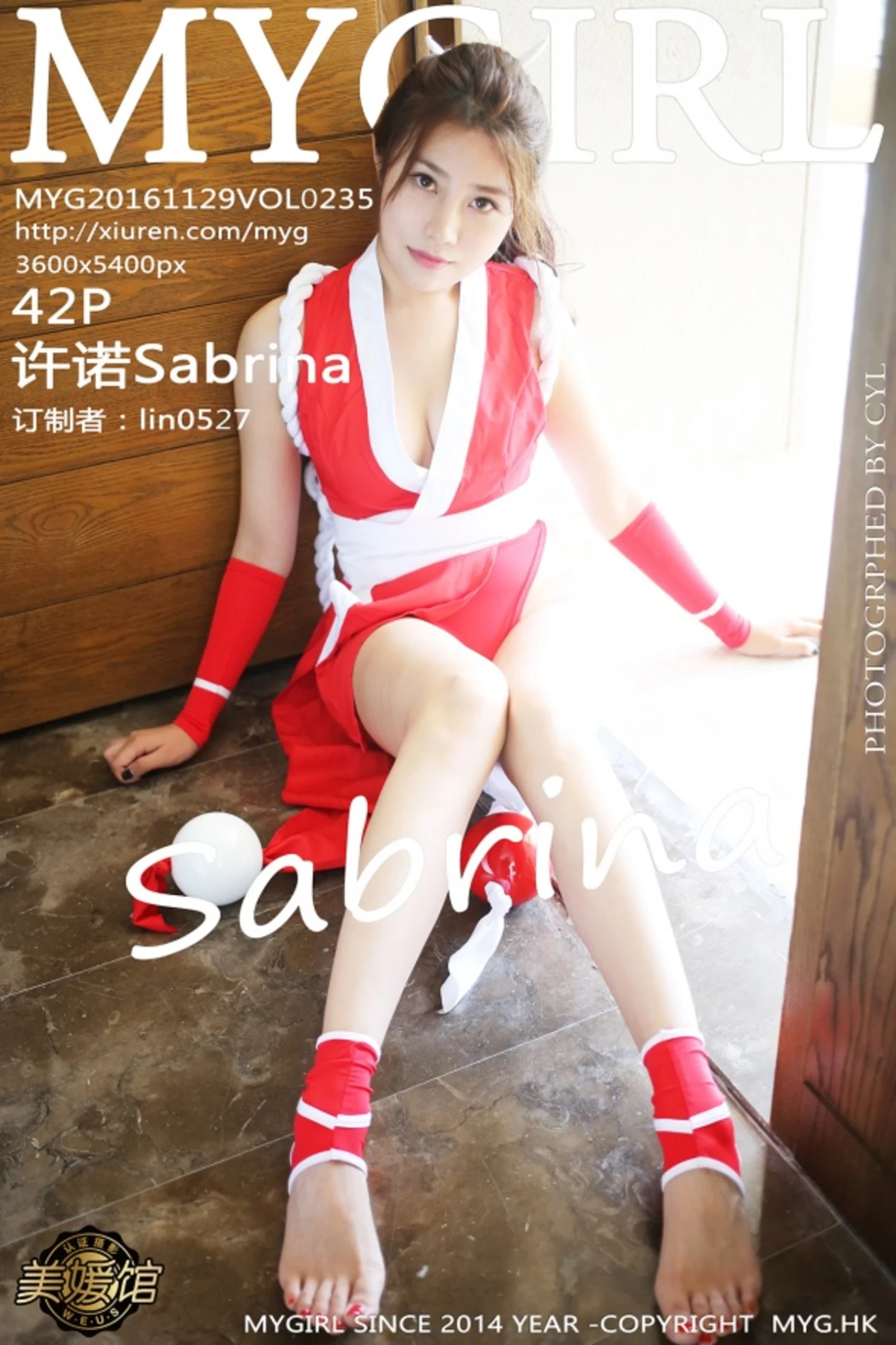 [MyGirl美媛馆]Vol.235_性感女神许诺Sabrina三亚旅拍不知火舞COS完美诱惑写真42P-秀人网 - XiuRen.Pro